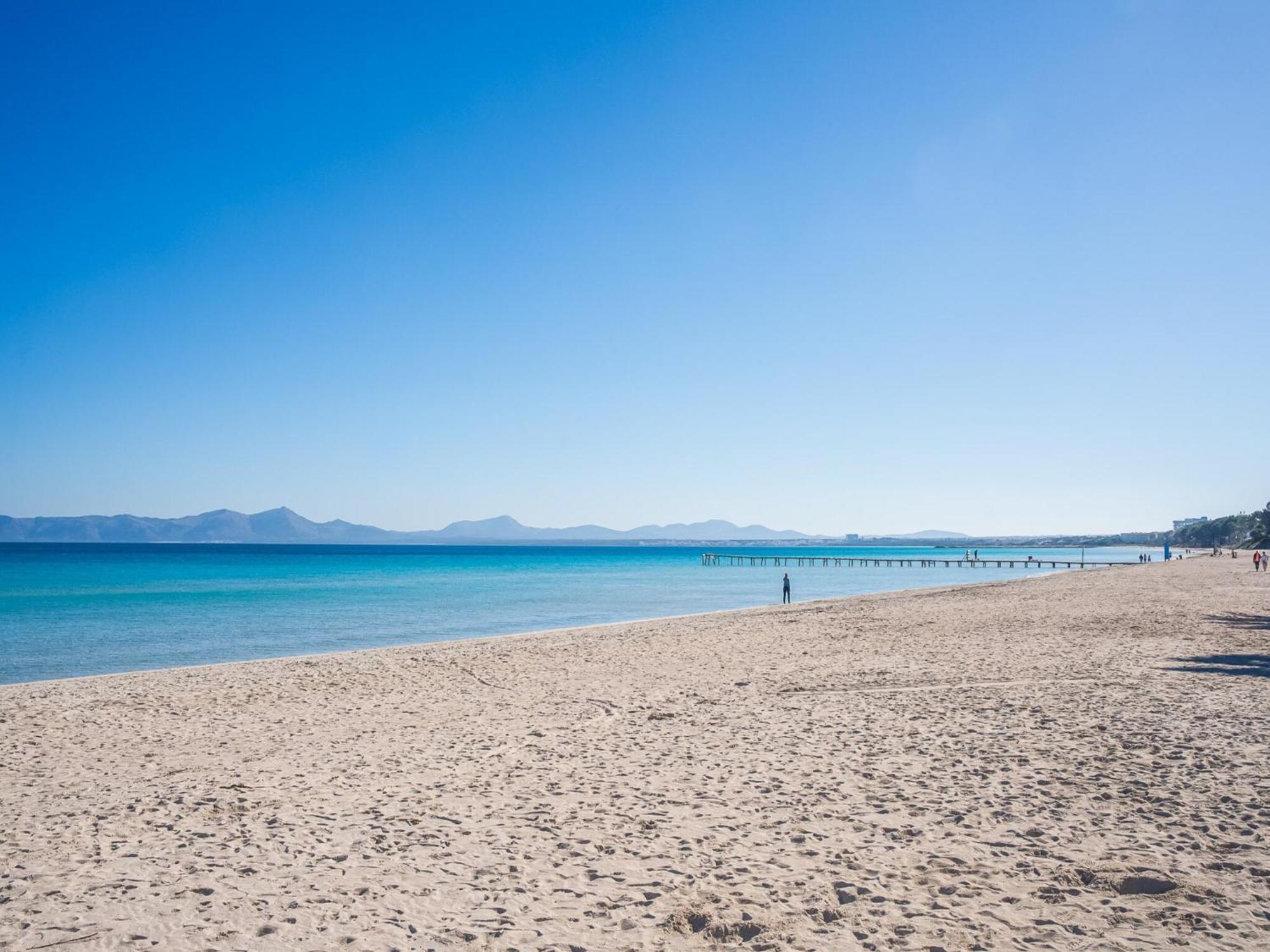 Beautiful Apartment, 50m From Lägenhet Alcudia (Mallorca)